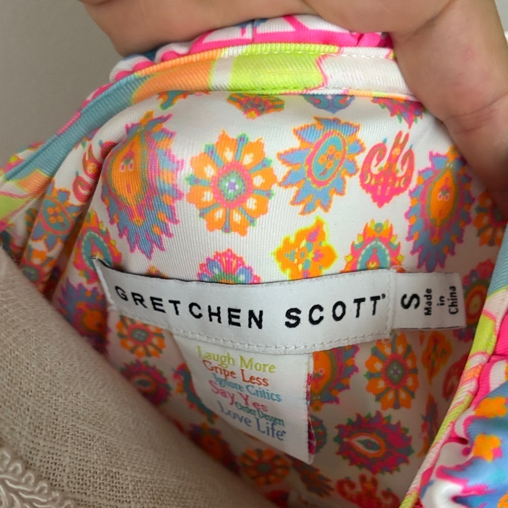 Gretchen Scott Designs Vibrant Floral Mini Dress - Picture 2 of 9